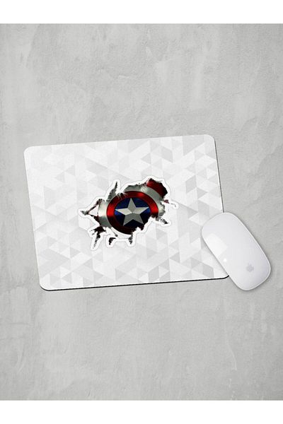 Panorama Ajans Marvel Lovers Captain America Shield Mouse Pad