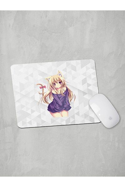 Panorama Ajans Cat Girl Anime Φόρεμα για γάτα κορίτσι - Lovely Mouse Pad Mimbshopp 1055529