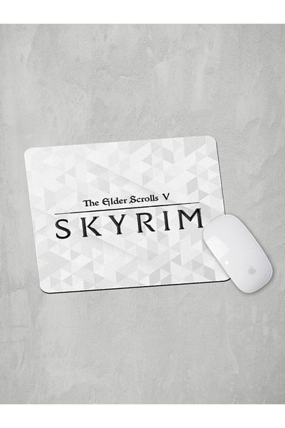 Panorama Ajans Skyrim Gaming Logo Gamer Mouse Pad