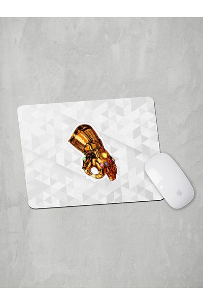 Panorama Ajans Mouse Pad cu autocolant pentru mănuși Infinity pentru iubitorii Marvel