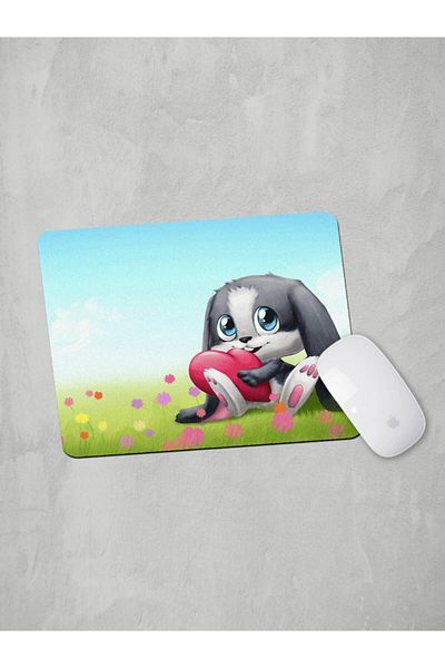 Panorama Ajans Sweet Rabbit Rabbit Cadou de Ziua Îndrăgostiților Mouse Pad