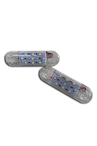BAYUN Parmak Led Beyaz 9 Ledli Yan Lamba Side Marker K2 202