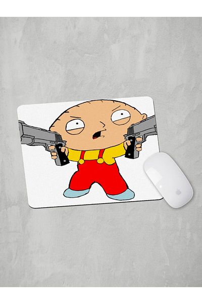 Panorama Ajans Family Guy Weapon Cartoon Animation Gun Stewie Mouse Pad
