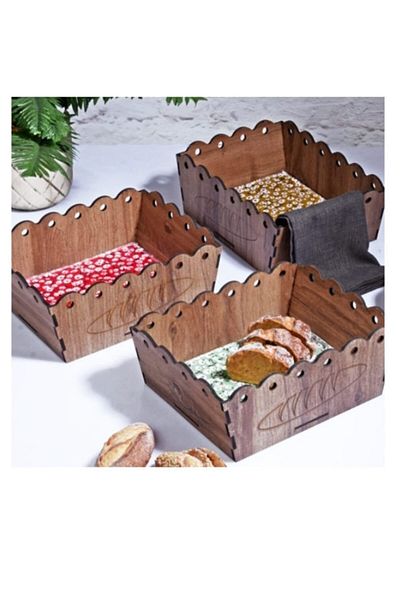 Kosova Atk026 Wooden Bread Bowl