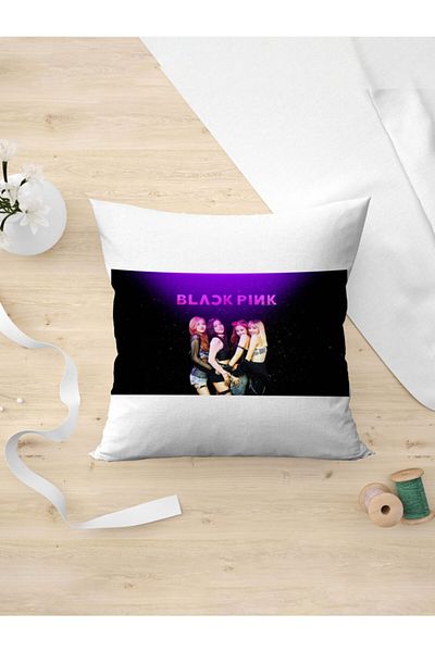 Panorama Ajans Black Pink Blackpink Video Album Neon Cover Design Pillow Case