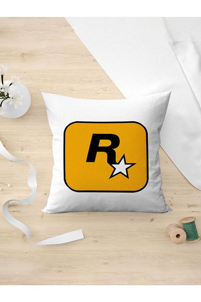 Panorama Ajans Rockstar Games Sticker Pillow Case for GTA Lovers