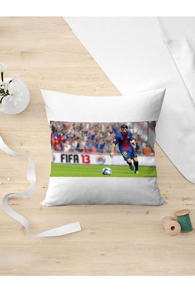 Panorama Ajans Fifa 13 Gamer Ps3 Playstation Barcelona Pillow Case for Football Lovers