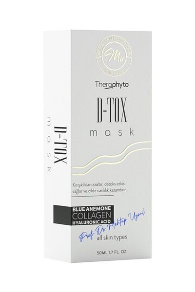Theraphyto Mu D-tox Mask Wrinkle Reducing Detox Effect Skin Vitality Mask (50 Ml)