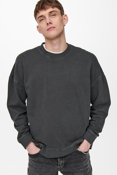 Only & Sons Only&sons Men's Sweatshirt Onsron Life Rlx Crewneck Sweat - 22020929