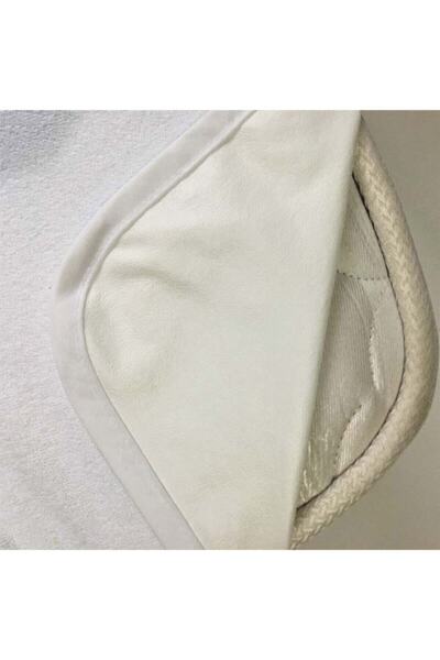 Yavuz Tekstil Beyaz Tek Kişilik Lastikli Pamuklu Sıvı Geçirmez Yatak Koruyucu 90x190 cm