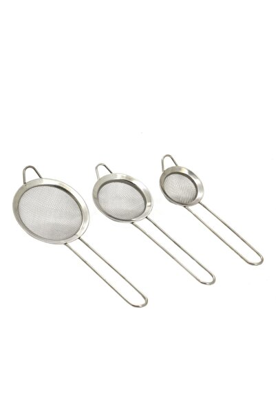 İkbalHome 3lü Metal Süzgeç