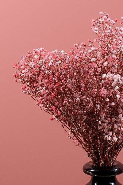 YAPAY ÇİÇEKÇİNİZ Şoklanmış Cipso Demeti Pembe