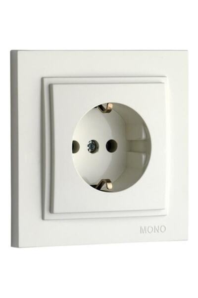 MONO Lighting مونو ديسبينا مقبس مؤرض أبيض 5 قطع (مع إطار)