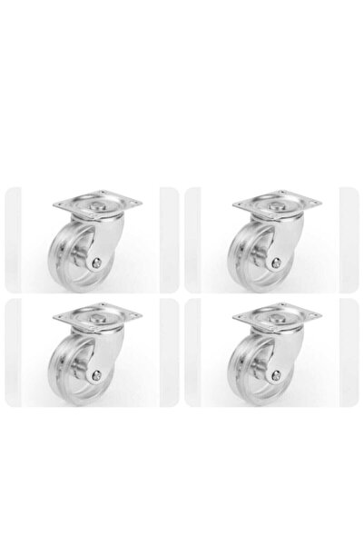 ARON Hts118 Tekerlek Sehpa Masa Büro Ofis Mobilya Tekeri Şeffaf (4 ADET)