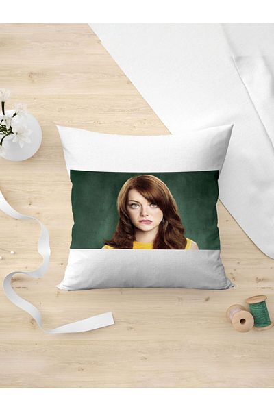 Panorama Ajans Emma Stone Sweet Pleasant Sweet Photo Pillow Case