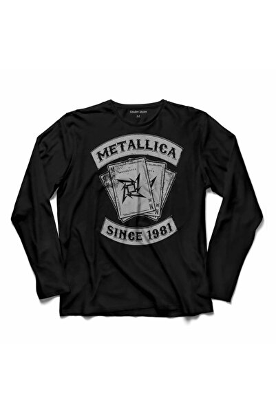 Kendim Seçtim Μακρυμάνικο μπλουζάκι με λογότυπο Metallıca Sınce 1981 Παιδικό ...