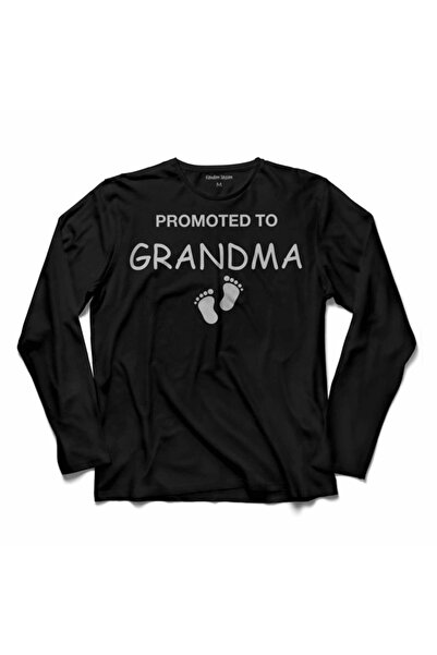 Kendim Seçtim تم ترقيته إلى الجدة، لقد أصبحت الأم الكبرى، تي شيرت بأكمام طويل...