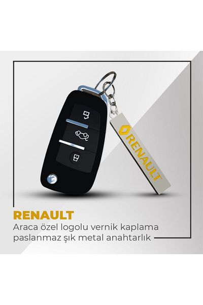 C9 Motosport R Line Compatible 3D Metal Stainless Metal Vehicle Automotive Keychain