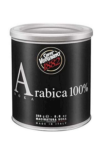Caffe Vergnano 250 G Arabica Moka Coffee with Grounds