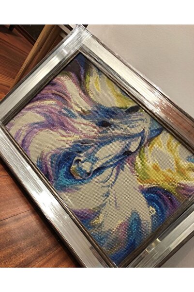 Hanımeli Tasarım Elmas Mozaik Tablo At Figürü