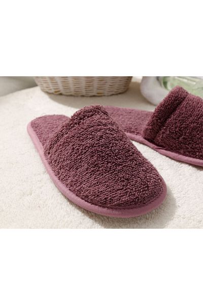 English Home Simple Cotton Women's Bathroom Slippers 36-40 Dried Rose