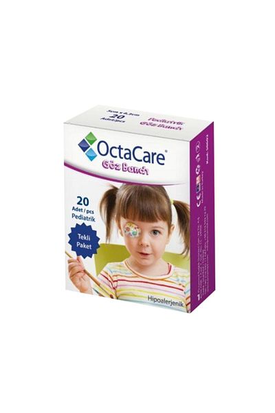 Octacare Girl's Eye Patch 20 Pack