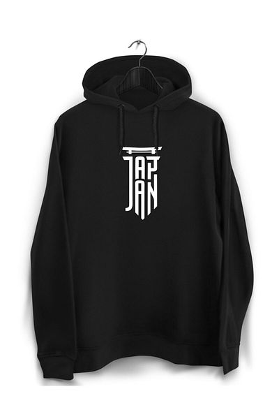 YEACHY Unisex Black Car and Drift Series - Φούτερ με κουκούλα με στάμπα Ιαπωνίας