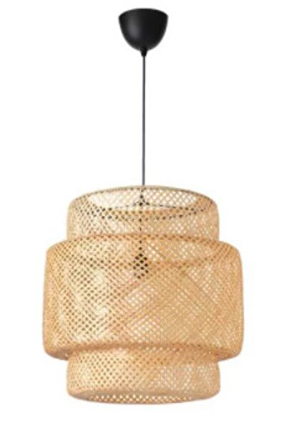 IKEA Sinnerlig Sarkıt Lamba Bambu Avize 50 Cm