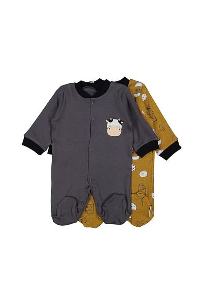 Necix's Sleepy Cow - Single Size 2 Piece Jumpsuit Set