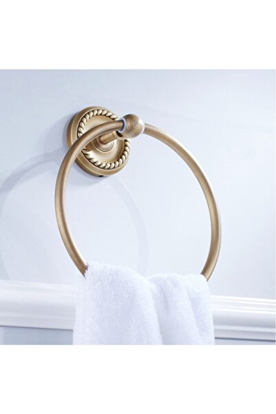 Fause Daire Havluluk Vintage Antik Pirinç