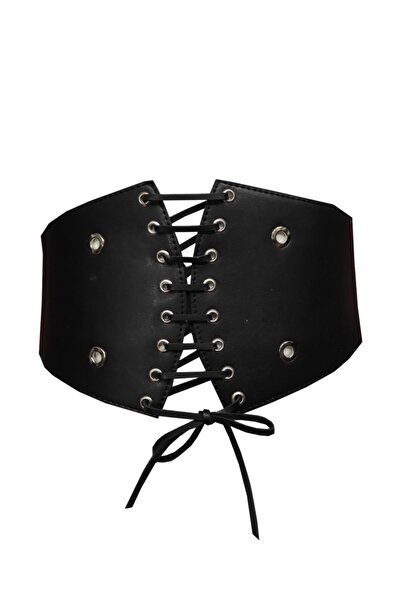 Kemer Dünyası Corset negru gros cu detaliu cu ochi