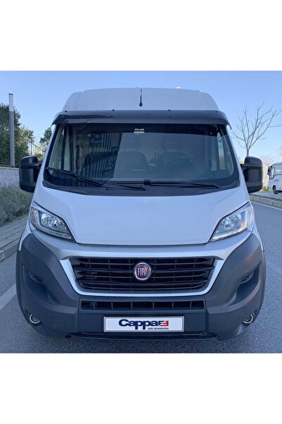 Cappafe Fiat Ducato Windshield Sun Visor Visor Hat Terek Acrylic (ABS) Piano Black 2014 Above