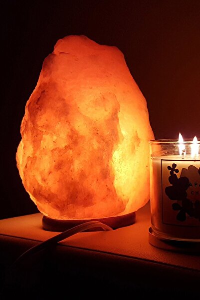 2-3kg Natural Pink Himalayan Salt Lamp  1.50 meter Cable  Bulb