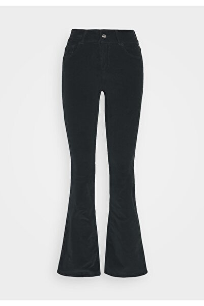 LİMABEL Чорні джинси з високою талією і широкими штанинами (з еластаном)