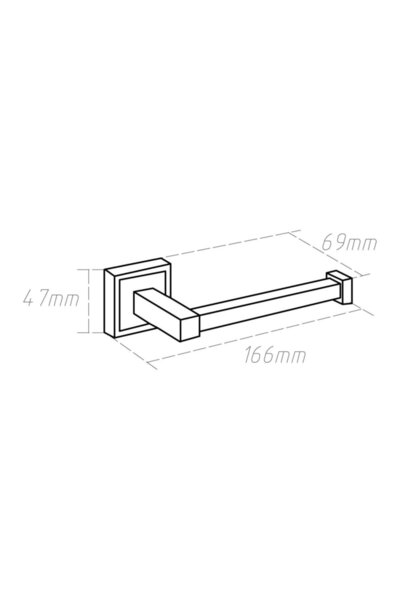 Fause Toilet Paper Holder Noble Chrome