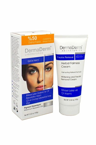 DermaDerm Leke Gece Kremi 100 Gr. %100 Orijinal Ürün Garantili