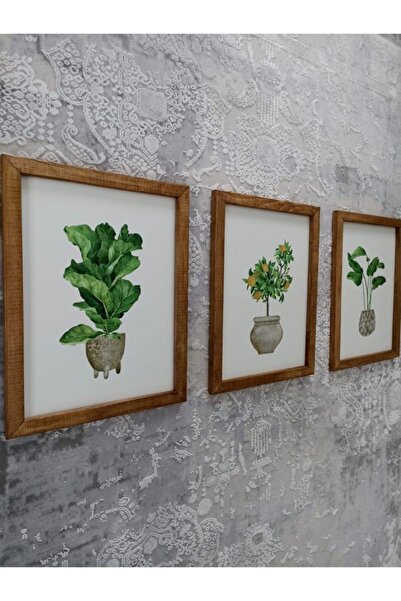 woodhomeworks Gerçek Ahşap Duvar Dekor