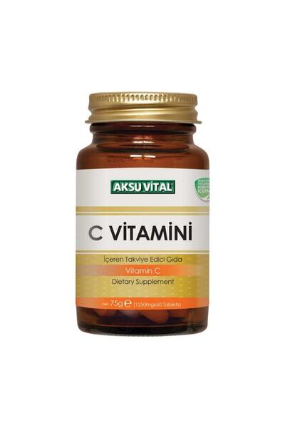 Aksu Vital 75GVitaminC- 60 Tablets