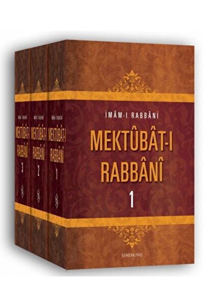 Semerkand Yayınları Mektubatı Rabbani, Imam Rabbani, 3 Cilt, Semerkand