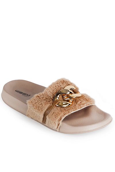 Esem Dámske papuče Camel