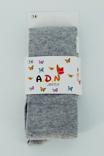 ADN KİDS Girl's Solid Color Thick Pantyhose