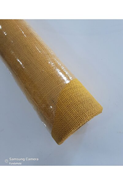 fundahobi قماش الجوت-أصفر