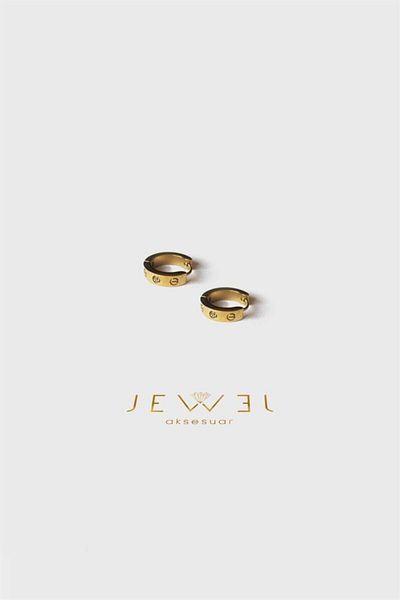 jewel aksesuar C. نموذج مرصع بأحجار صغيرة مطلية بالذهب