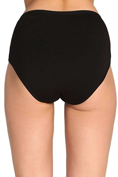 Tutku Чорні високі труси з тонкою резинкою для жінок