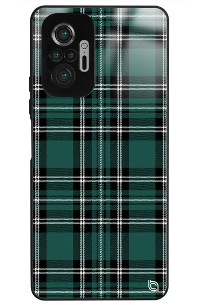 WANNA PROTECT Xiaomi Redmi Note 10 Pro Plaid Fabric Premium Patterned Glossy ...