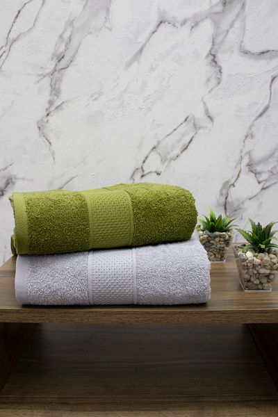 Class 100% Cotton Set of 2 50x90 Hand and Face Towels