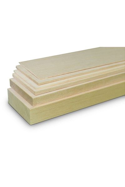 wox mersin Balsa Sheet 10x100cm 3mm Pack of 5