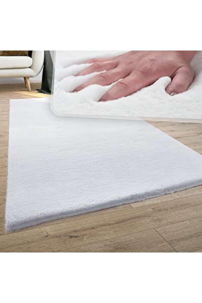 Dinarsu Paco Soft Peluş Tavşan Tüyü Beyaz