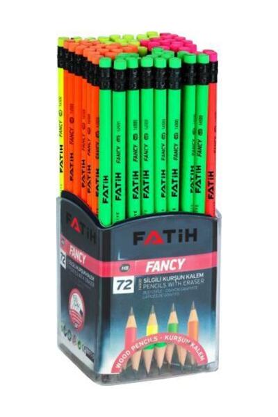 Fatih مجموعة أقلام رصاص مستديرة رائعة مكونة من 72 قطعة مع ممحاة