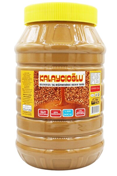 Kalaycıoğlu Kepeksiz Bozkır Tahini 2900 Gr.